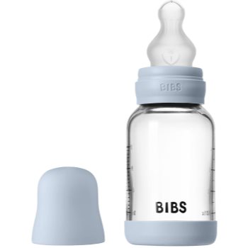 BIBS Baby Glass Bottle Silicone biberon anticolici cu suzetă din silicon - imagine 3